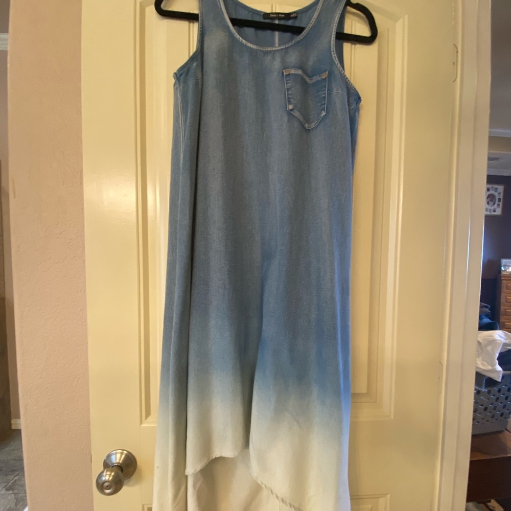 Denim Ombré Dress never worn